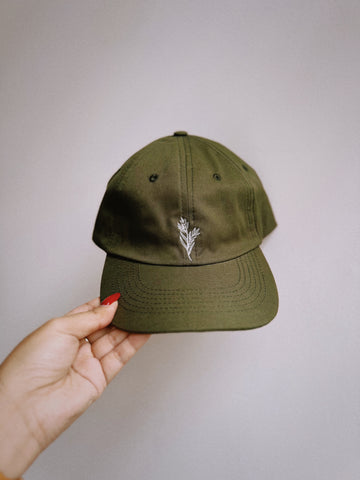 Boné Bordado Alecrim Verde
