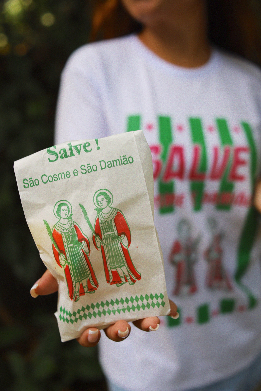 Camiseta “Cosme e Damião” Unissex