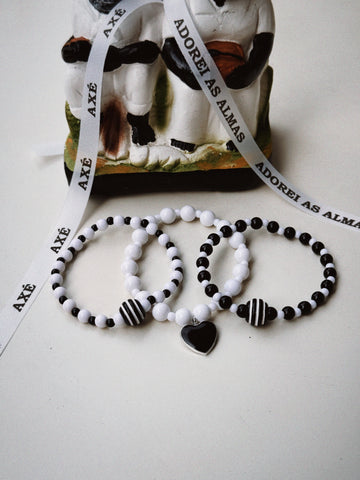 Trio de pulseiras Pretos Velhos